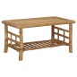4-tlg. Garten-Lounge-Set mit Auflagen Bambus 4-tlg. Garten-Lounge-Set mit Auflagen Bambus