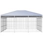vidaXL Outdoor-Hundezwinger mit Überdachung 450×450×200 cm vidaXL Outdoor-Hundezwinger mit Überdachung 450×450×200 cm