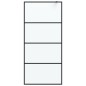 vidaXL Duschwand für Begehbare Dusche Schwarz 90x195cm Matt ESG-Glas vidaXL Duschwand für Begehbare Dusche Schwarz 90x195cm Matt ESG-Glas