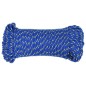 vidaXL Bootsseil Blau 4 mm 50 m Polypropylen vidaXL Bootsseil Blau 4 mm 50 m Polypropylen