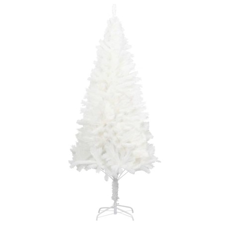 vidaXL Künstlicher Weihnachtsbaum Naturgetreue Nadeln Weiß 150 cm 