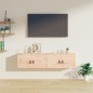 vidaXL Wandschränke 2 Stk. 60x30x30 cm Massivholz Kiefer vidaXL Wandschränke 2 Stk. 60x30x30 cm Massivholz Kiefer
