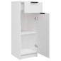 vidaXL Badschrank Weiß 32x34x90 cm Holzwerkstoff vidaXL Badschrank Weiß 32x34x90 cm Holzwerkstoff