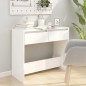 vidaXL Konsolentisch Weiß 89x41x76,5 cm Holzwerkstoff vidaXL Konsolentisch Weiß 89x41x76,5 cm Holzwerkstoff