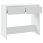 vidaXL Konsolentisch Weiß 89x41x76,5 cm Holzwerkstoff vidaXL Konsolentisch Weiß 89x41x76,5 cm Holzwerkstoff