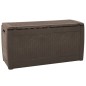 vidaXL Gartentruhe Braun 119x48x60 cm Polypropylen vidaXL Gartentruhe Braun 119x48x60 cm Polypropylen
