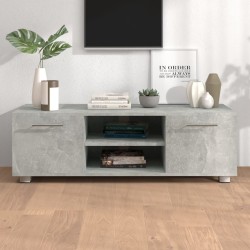 vidaXL TV-Schrank Betongrau 110x40x35 cm Holzwerkstoff
