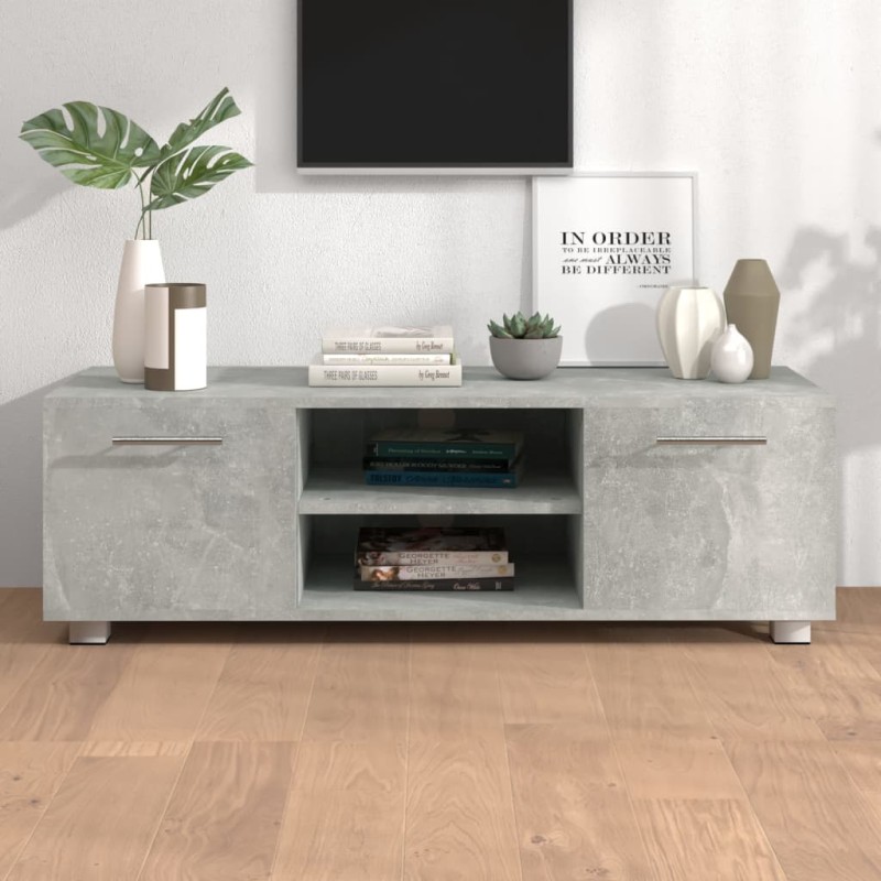 vidaXL TV-Schrank Betongrau 110x40x35 cm Holzwerkstoff vidaXL TV-Schrank Betongrau 110x40x35 cm Holzwerkstoff