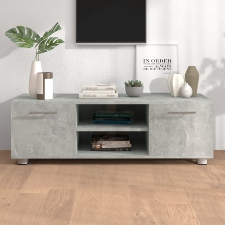 vidaXL TV-Schrank Betongrau 110x40x35 cm Holzwerkstoff