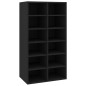 vidaXL Schuhregal Schwarz 54x34x100,5 cm Holzwerkstoff vidaXL Schuhregal Schwarz 54x34x100,5 cm Holzwerkstoff
