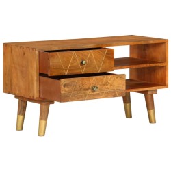 vidaXL TV-Schrank 85 x 35 x 47 cm Mango-Massivholz