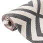 vidaXL Outdoor-Teppich Flachgewebe 80x150 cm Hellschwarz und Hellbeige vidaXL Outdoor-Teppich Flachgewebe 80x150 cm Hellschwarz und Hellbeige