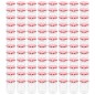 vidaXL Marmeladengläser mit Weißem/Rotem Deckel 96 Stk. 230 ml vidaXL Marmeladengläser mit Weißem/Rotem Deckel 96 Stk. 230 ml