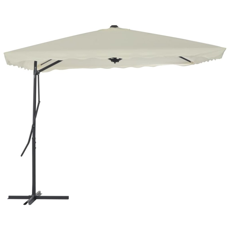 vidaXL Sonnenschirm mit Stahlmast 250×250 cm Sand vidaXL Sonnenschirm mit Stahlmast 250×250 cm Sand