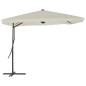vidaXL Sonnenschirm mit Stahlmast 250×250 cm Sand vidaXL Sonnenschirm mit Stahlmast 250×250 cm Sand