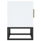 vidaXL TV-Schrank Weiß 105x30x45 cm Holzwerkstoff und Eisen vidaXL TV-Schrank Weiß 105x30x45 cm Holzwerkstoff und Eisen
