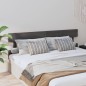 vidaXL Kopfteil Grau 184x3x81 cm Massivholz Kiefer