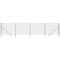 vidaXL Maschendrahtzaun Anthrazit 2,2x10 m Verzinkter Stahl vidaXL Maschendrahtzaun Anthrazit 2,2x10 m Verzinkter Stahl