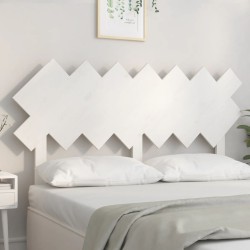 vidaXL Bett-Kopfteil Weiß 151,5x3x81 cm Massivholz Kiefer