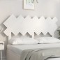 vidaXL Bett-Kopfteil Weiß 151,5x3x81 cm Massivholz Kiefer