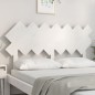 vidaXL Bett-Kopfteil Weiß 151,5x3x81 cm Massivholz Kiefer