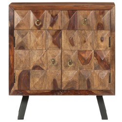 vidaXL Beistellschrank 70 x 35 x 75 cm Massivholz
