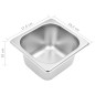 vidaXL Gastronorm-Ständer mit 3 GN 1/6 Behältern Edelstahl vidaXL Gastronorm-Ständer mit 3 GN 1/6 Behältern Edelstahl