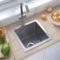vidaXL Handgemachte Einbauspüle Edelstahl vidaXL Handgemachte Einbauspüle Edelstahl