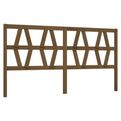 vidaXL Kopfteil Honigbraun 206x4x100 cm Massivholz Kiefer