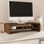 vidaXL Monitorständer Honigbraun 50x24x13 cm Massivholz Kiefer vidaXL Monitorständer Honigbraun 50x24x13 cm Massivholz Kiefer