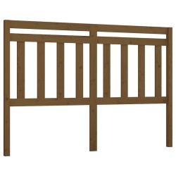 vidaXL Kopfteil Honigbraun 126x4x100 cm Massivholz Kiefer