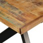 vidaXL Esstisch Altholz Massiv und Stahlgestell 180 cm vidaXL Esstisch Altholz Massiv und Stahlgestell 180 cm