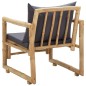 Gartenstühle mit Kissen 2 Stk. Bambus Gartenstühle mit Kissen 2 Stk. Bambus