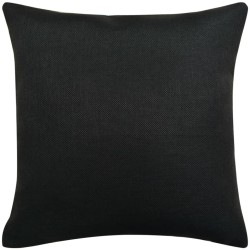 vidaXL Kissenbezüge 4 Stk. Leinenoptik Schwarz 50x50 cm