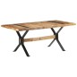 vidaXL Esstisch 180x90x76 cm Raues Mangoholz vidaXL Esstisch 180x90x76 cm Raues Mangoholz