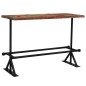 vidaXL Bartisch Massives Altholz Mehrfarbig 150x70x107 cm vidaXL Bartisch Massives Altholz Mehrfarbig 150x70x107 cm