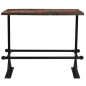 vidaXL Bartisch Massives Altholz Mehrfarbig 150x70x107 cm vidaXL Bartisch Massives Altholz Mehrfarbig 150x70x107 cm