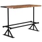 vidaXL Bartisch Massives Altholz Mehrfarbig 150x70x107 cm vidaXL Bartisch Massives Altholz Mehrfarbig 150x70x107 cm