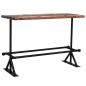 vidaXL Bartisch Massives Altholz Mehrfarbig 150x70x107 cm vidaXL Bartisch Massives Altholz Mehrfarbig 150x70x107 cm
