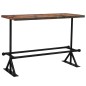 vidaXL Bartisch Massives Altholz Mehrfarbig 150x70x107 cm vidaXL Bartisch Massives Altholz Mehrfarbig 150x70x107 cm