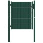 vidaXL Zauntor PVC und Stahl 100x81 cm Grün vidaXL Zauntor PVC und Stahl 100x81 cm Grün