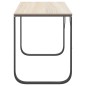 vidaXL Computertisch Schwarz und Eiche-Optik 110x60x73cm Holzwerkstoff vidaXL Computertisch Schwarz und Eiche-Optik 110x60x73cm Holzwerkstoff