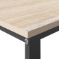 vidaXL Computertisch Schwarz und Eiche-Optik 110x60x73cm Holzwerkstoff vidaXL Computertisch Schwarz und Eiche-Optik 110x60x73cm Holzwerkstoff