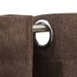 vidaXL Verdunkelungsvorhang mit Ösen Leinenoptik Taupe 290x245 cm vidaXL Verdunkelungsvorhang mit Ösen Leinenoptik Taupe 290x245 cm