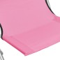 vidaXL Klappbare Strandstühle 2 Stk. Rosa Stoff vidaXL Klappbare Strandstühle 2 Stk. Rosa Stoff