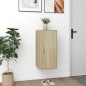 vidaXL Schuhschränke 2 Stk. Sonoma-Eiche 32x35x70 cm Holzwerkstoff vidaXL Schuhschränke 2 Stk. Sonoma-Eiche 32x35x70 cm Holzwerkstoff