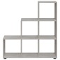 vidaXL Treppenregal Betongrau 107 cm Holzwerkstoff vidaXL Treppenregal Betongrau 107 cm Holzwerkstoff
