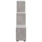 vidaXL Treppenregal Betongrau 107 cm Holzwerkstoff vidaXL Treppenregal Betongrau 107 cm Holzwerkstoff