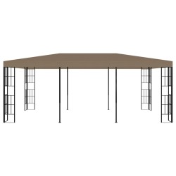 vidaXL Pavillon 6x3 m Taupe 