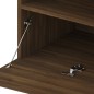 vidaXL TV-Schrank mit LED-Leuchten 2Stk. Braun Eichen-Optik 75x35x40cm vidaXL TV-Schrank mit LED-Leuchten 2Stk. Braun Eichen-Optik 75x35x40cm
